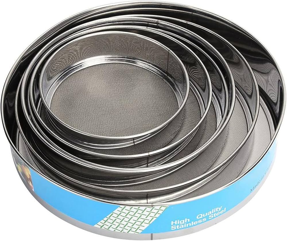 6 Pack Stainless Steel Flour Strainer Set, Stainless Steel Sifter For Baking, Multifunctional Flour Sifter 6 Pack Stainless Steel Flour Strainer Set, Stainless Steel Sifter For Baking, Multifunctional Flour Sifter